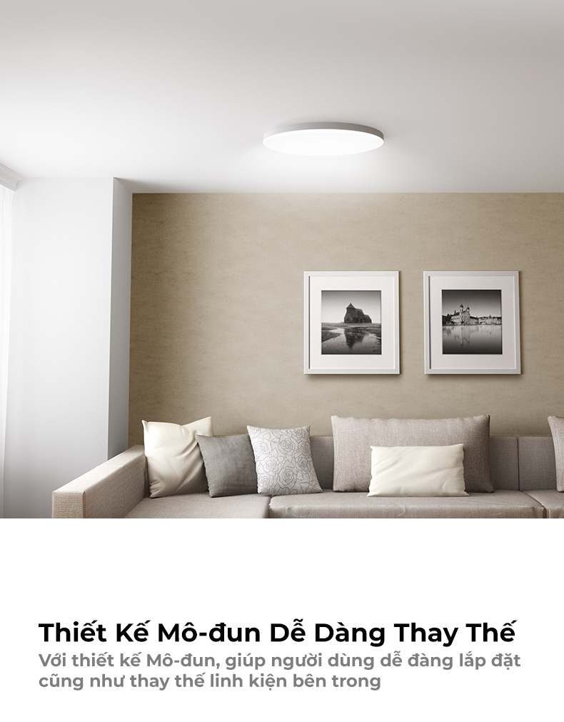 Đèn Led Trần Nhà Phòng Ngủ Thông Minh Xiaomi