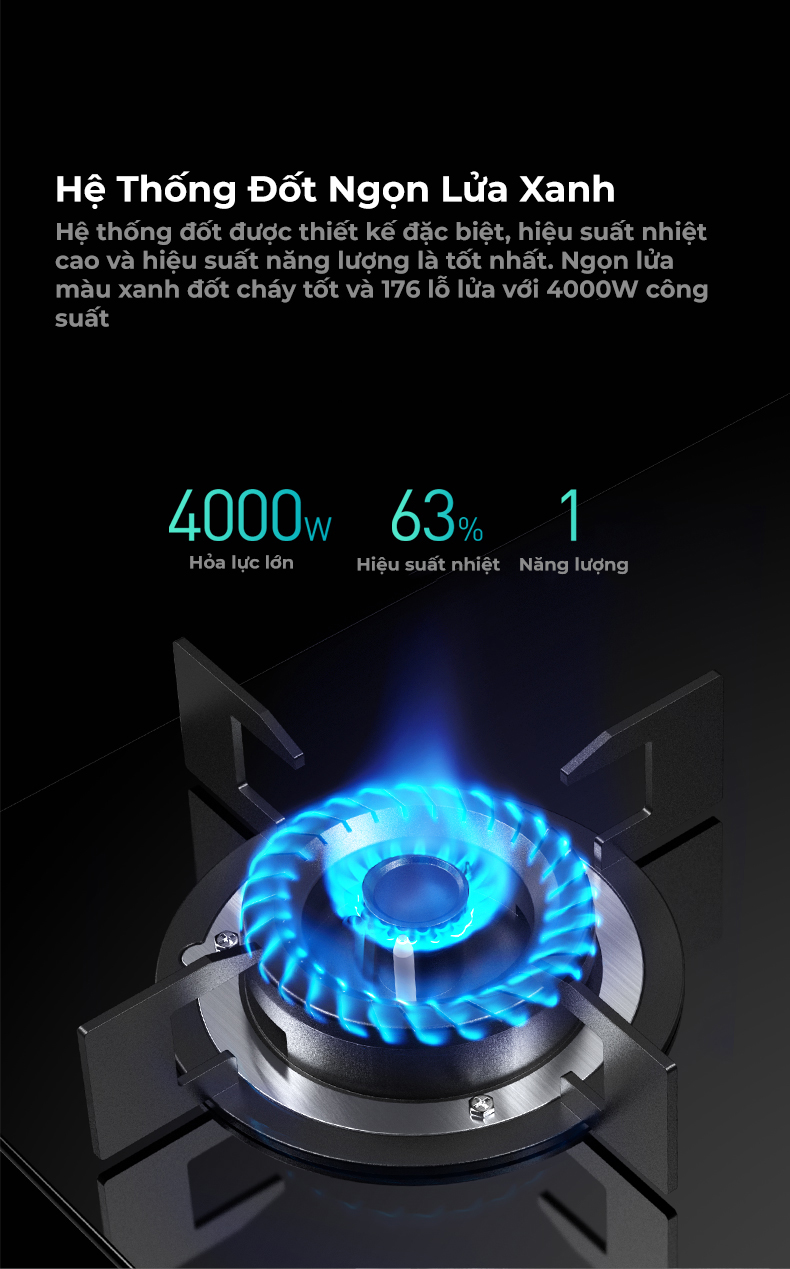 Bếp Gas Khí Đốt Tự Nhiên Xiaomi Viomi