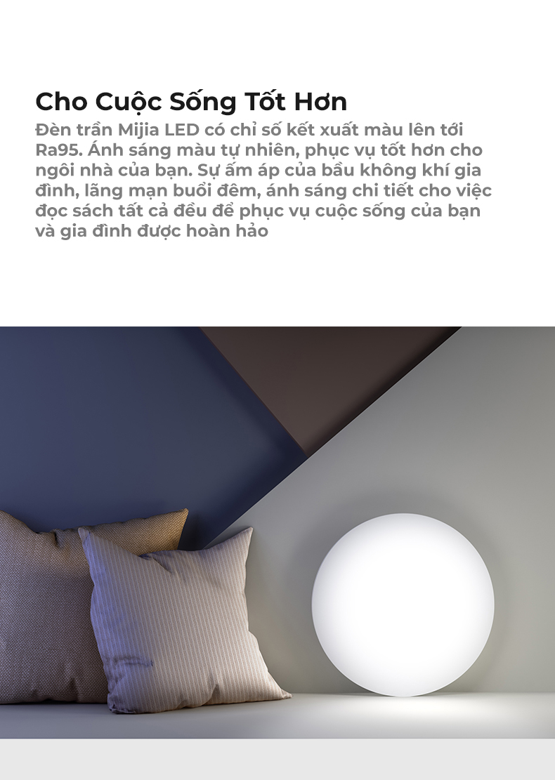 Đèn Led Trần Nhà Phòng Ngủ Thông Minh Xiaomi
