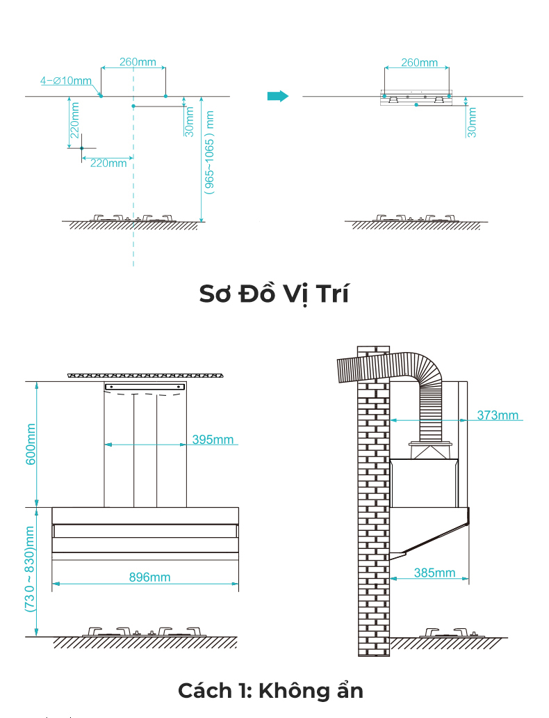 Bếp Gas+Hút Khói Xiaomi Viomi Yunmi