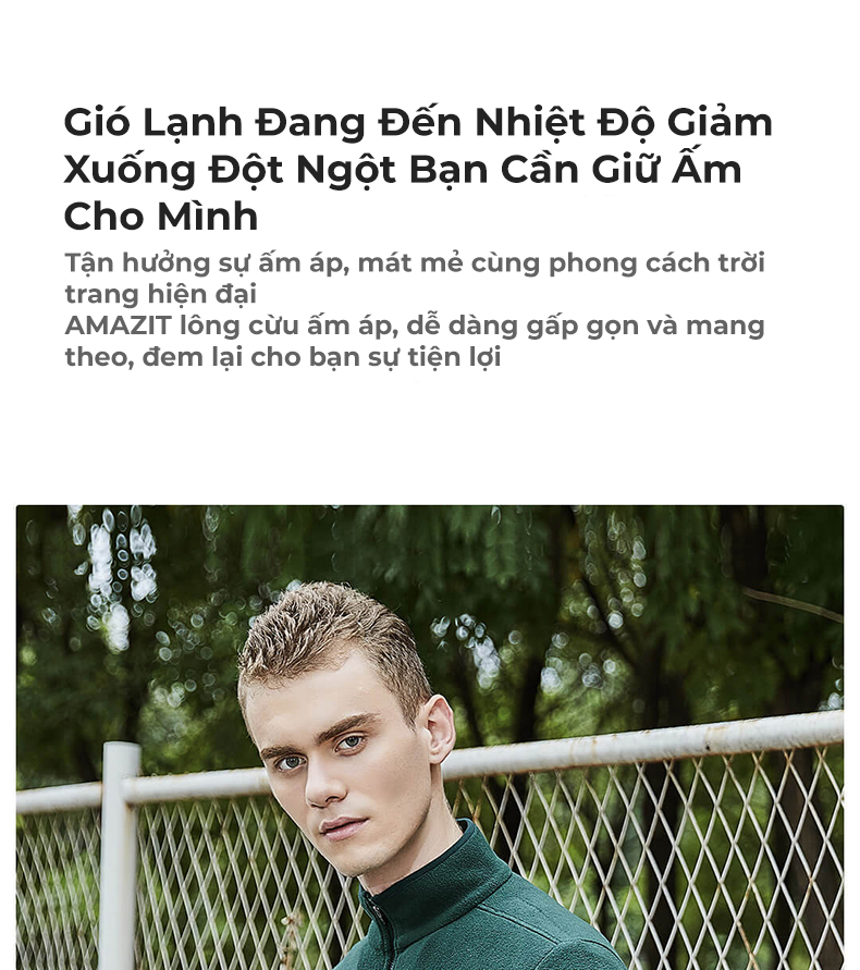 Áo Khoác Lông Cừu Amazfit