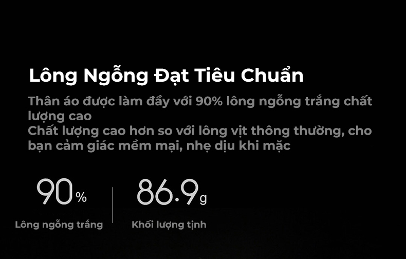 Áo Khoác Lông Ngỗng Siêu Nhẹ Xiaomi Uleemark