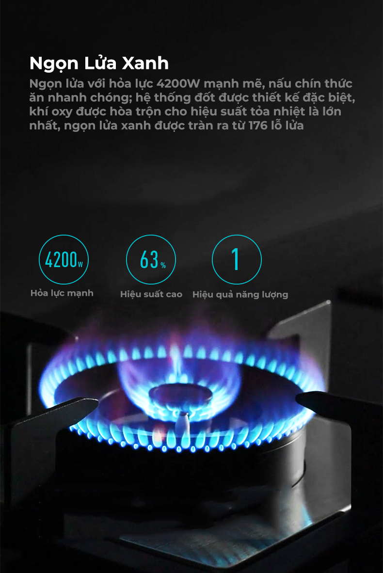 Bếp Gas Đôi Khí Đốt Hóa Lỏng Tự Nhiên Xiaomi Viomi