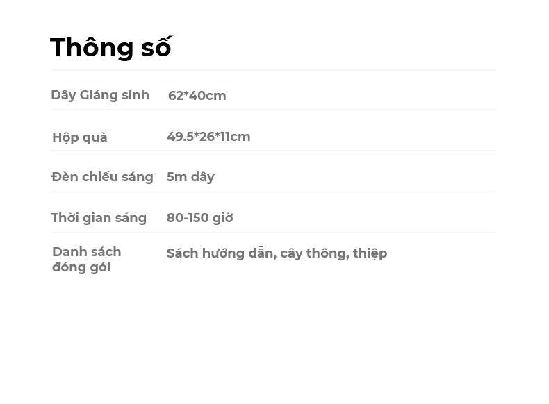 Hộp Quà Giáng Sinh Cây Thông Noel