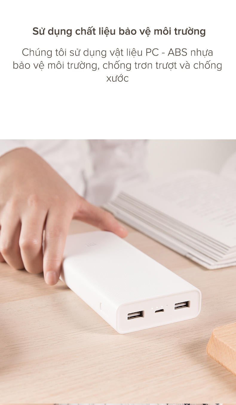 Pin Sạc Dự Phòng Xiaomi 20000 mAh Gen 2C