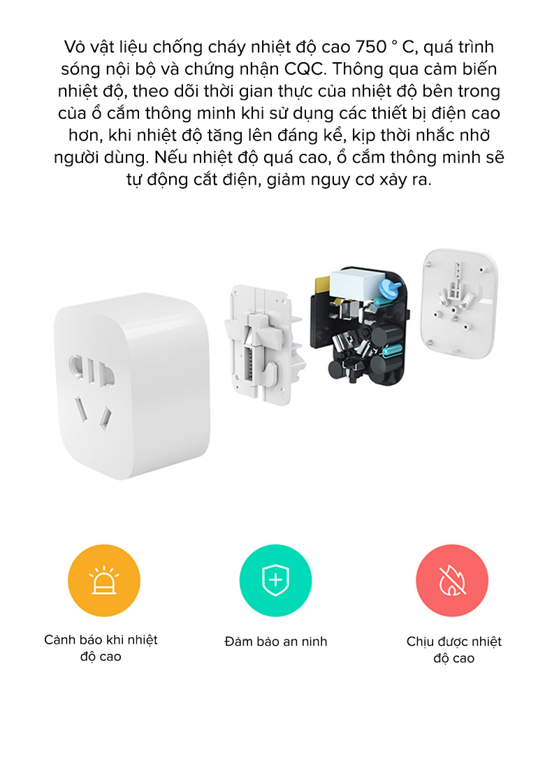 Ổ cắm điện thông minh Xiaomi Zigbee