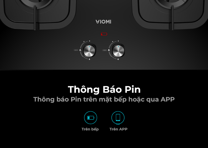 Bếp Gas Đôi Công Suất Lớn Xiaomi Viomi Yunmi