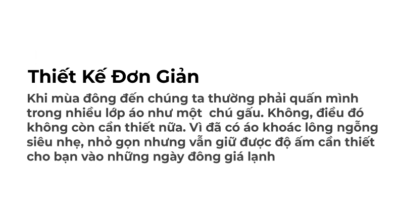 Áo Khoác Lông Ngỗng Siêu Nhẹ Xiaomi Uleemark