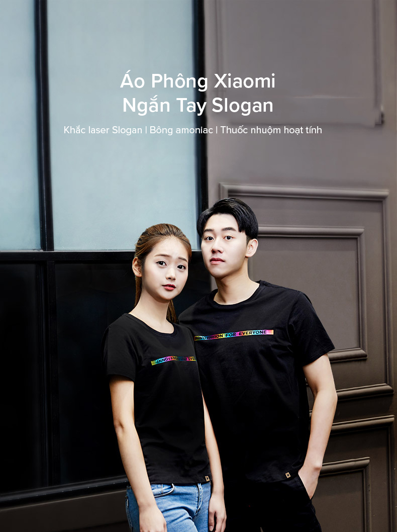 Áo Phông Ngắn Tay Xiaomi Slogan