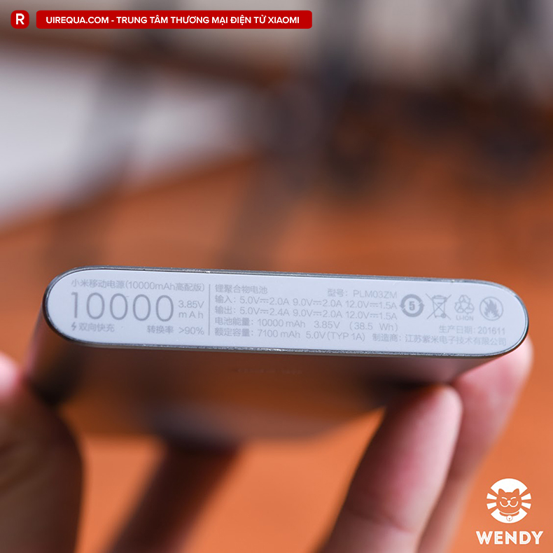 Sạc dự phòng Xiaomi 10.000 mAh phiên bản 2016