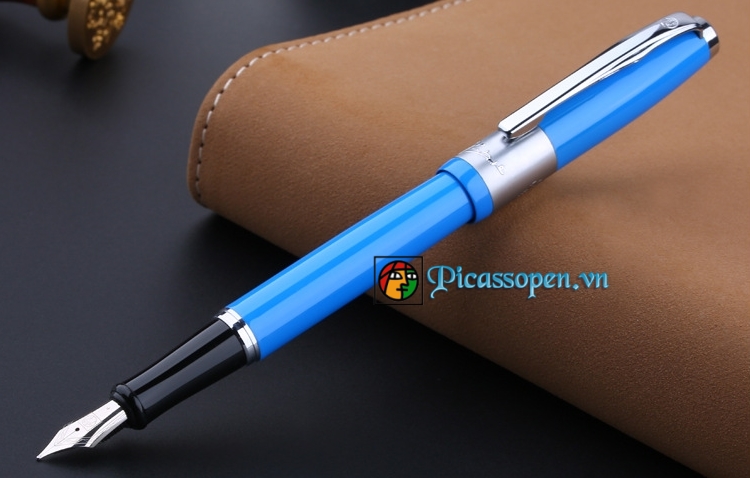 Bút máy cao cấp Picasso 923 màu xanh