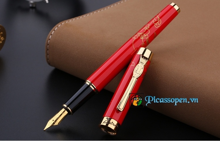 Bút máy cao cấp Picasso 933 màu đỏ