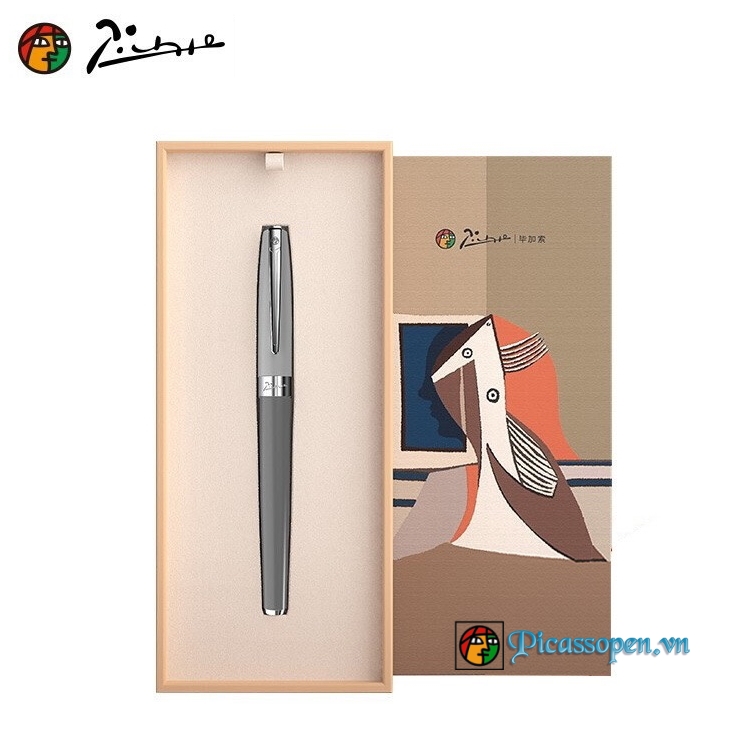Bút dạ bi cao cấp Picasso 717 Morandi Grey