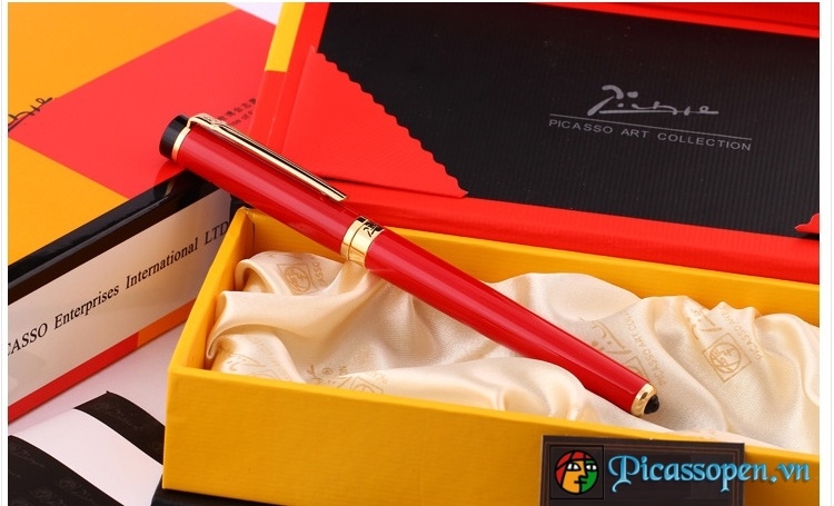 Bút máy cao cấp Picasso 908 màu đỏ