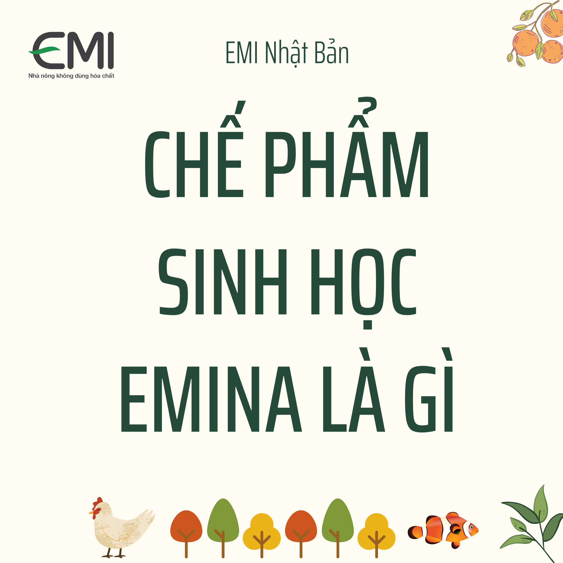 Chế phẩm sinh học EMINA là gì