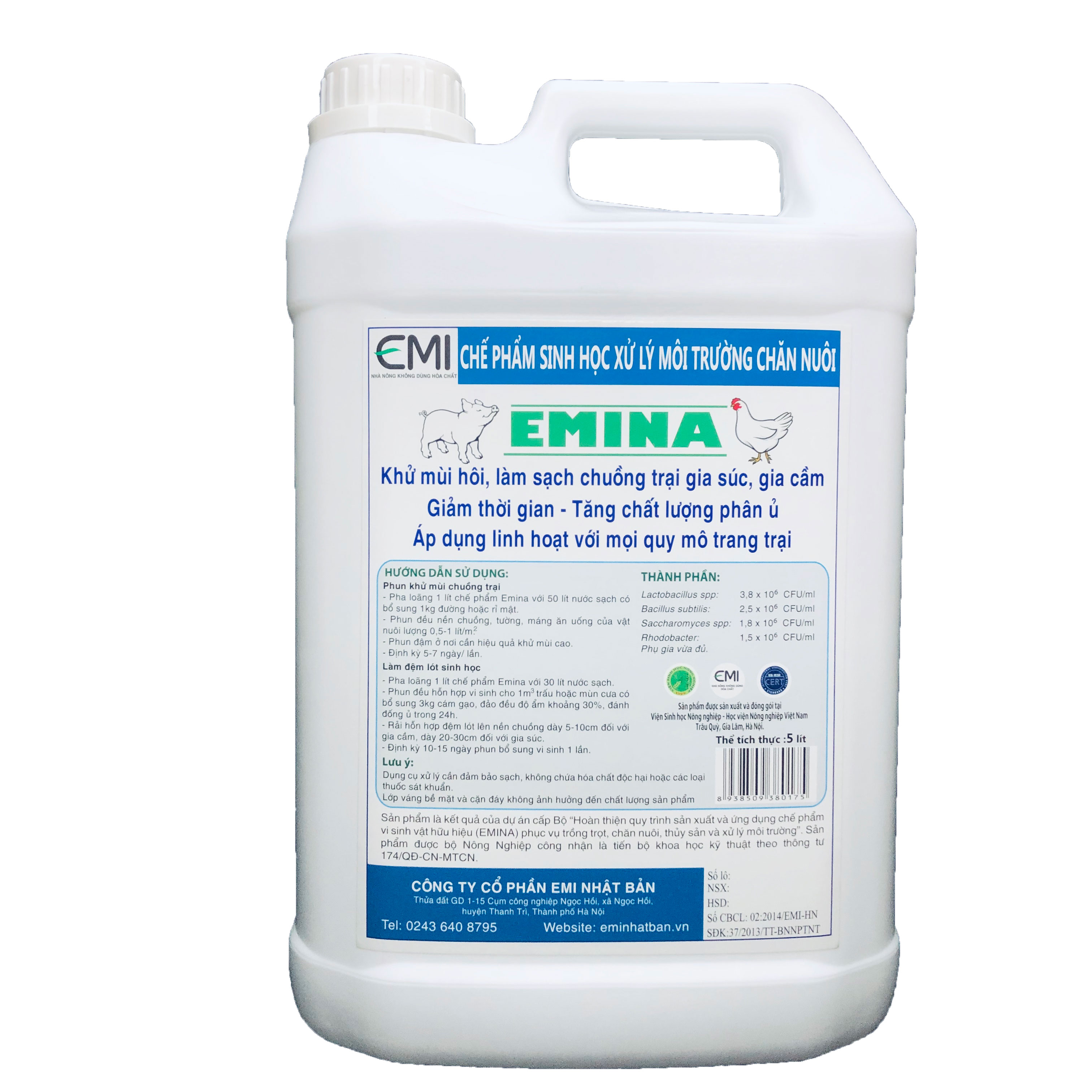 Sản phẩm EM chính hãng Bình EM1 1L từ Nhật Lazadavn