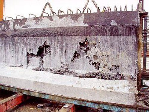 Sự cố về bê tông và cách khắc phục