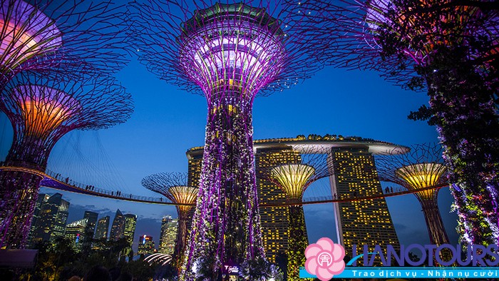 Thăm quan những vườn nhân tạo ở Singapore