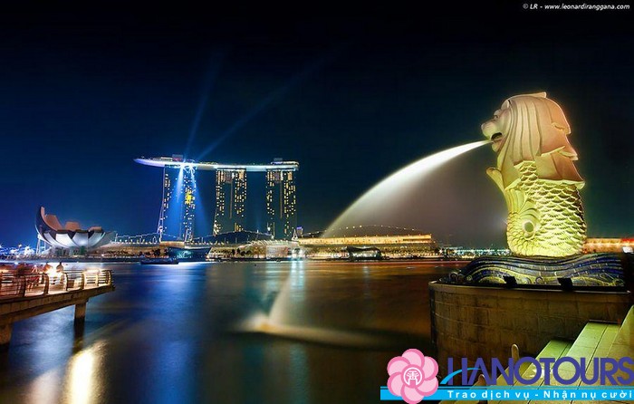 Thăm quan vịnh Marina Bay ở Singapore