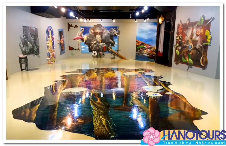 Tranh 3D ở bảo tàng Magic Art Museum