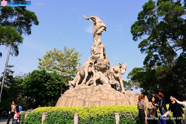 Công viên Việt Tú tượng Ngũ Dương Trung Quốc