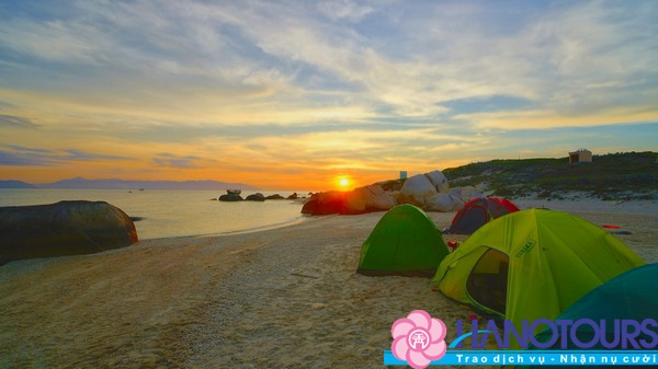Cắm trại ở Cù Lao Câu