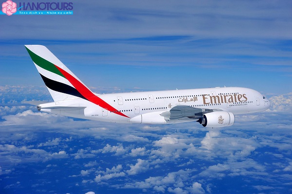 Bay hàng không Emirates Airlines 5 sao