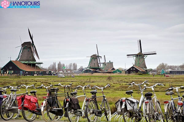 Làng quê Zaanse Schans Châu Âu