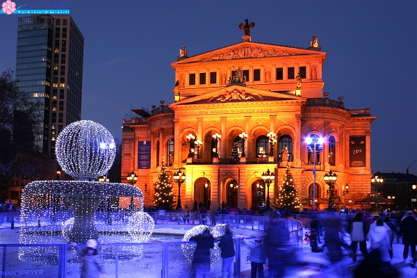 Nhà hát kịch Opera Frankfurt Châu Âu