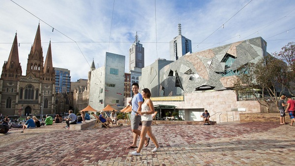 Tham quan quảng trường Federation Square