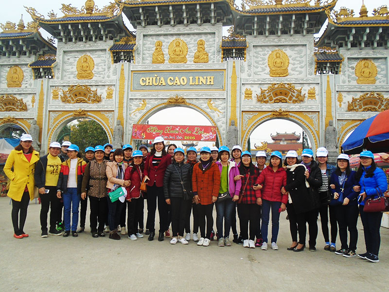 Viện Quy hoạch Thủy Lợi đi chùa Cao Linh