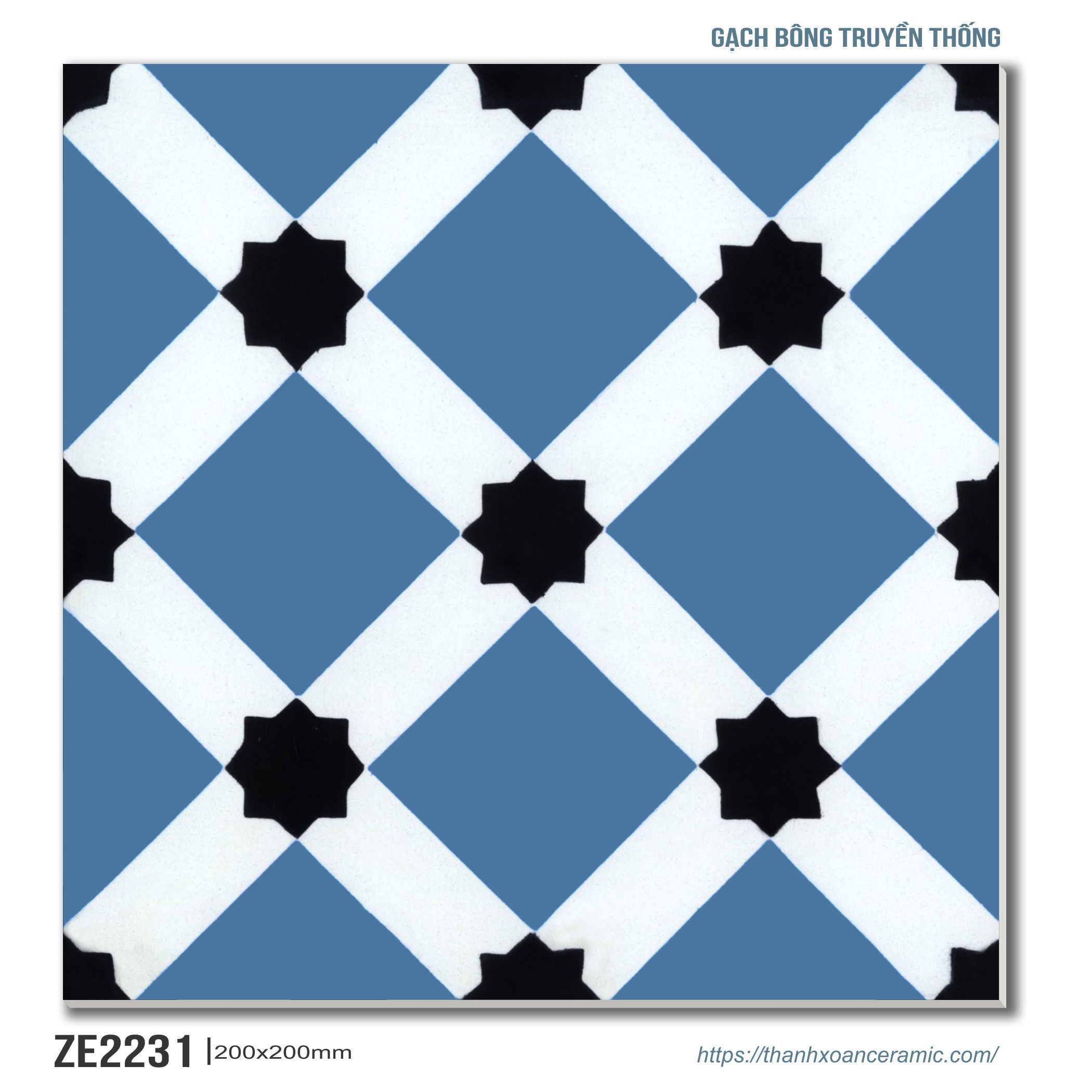 GẠCH BÔNG 20x20: ZE2231