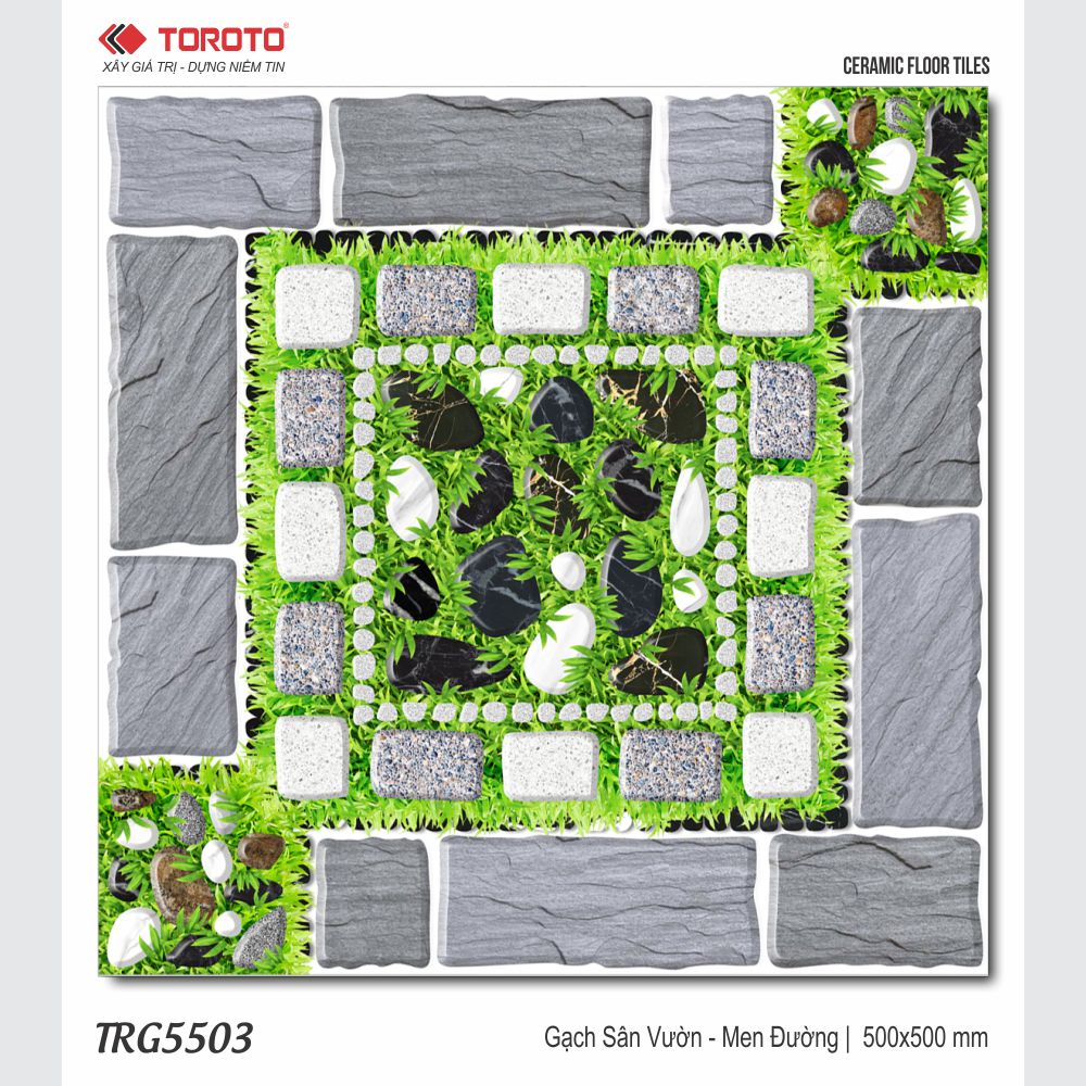 GẠCH LÁT SÂN VƯỜN 50x50: TRG5503