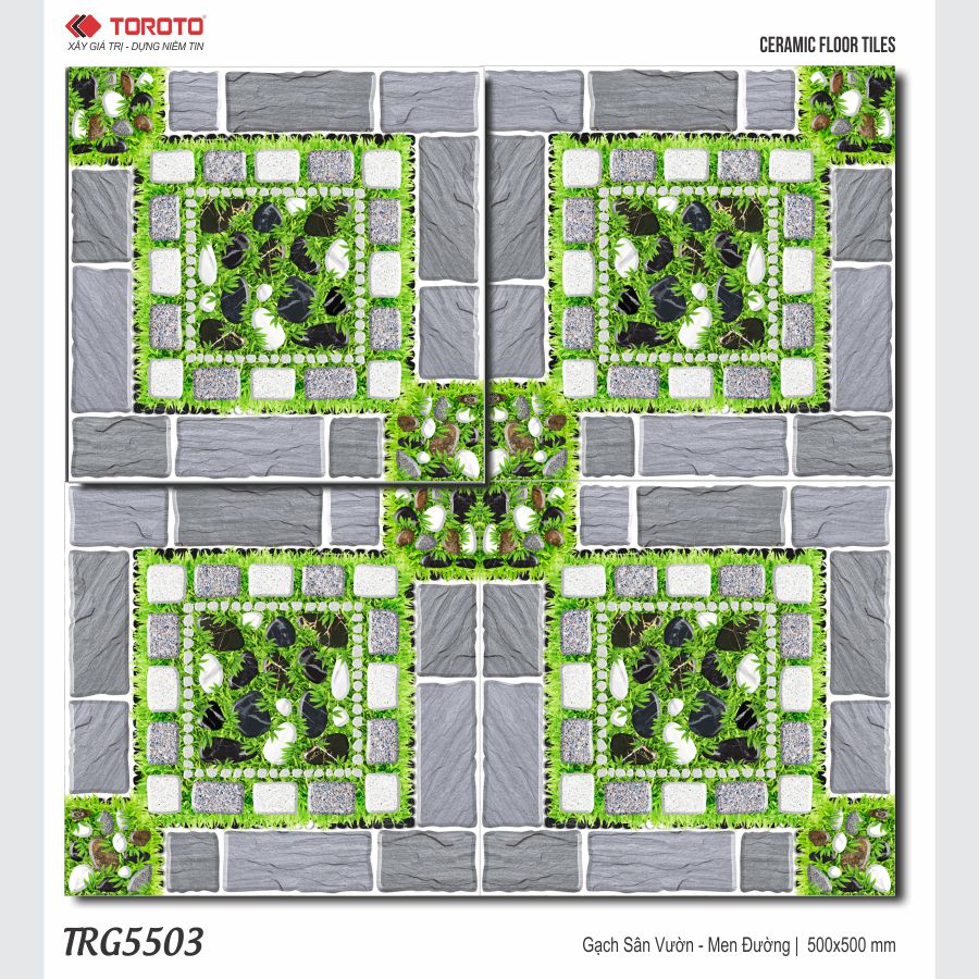 GẠCH LÁT SÂN VƯỜN 50x50: TRG5503