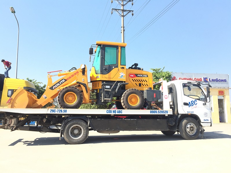 máy xúc lật mini 933