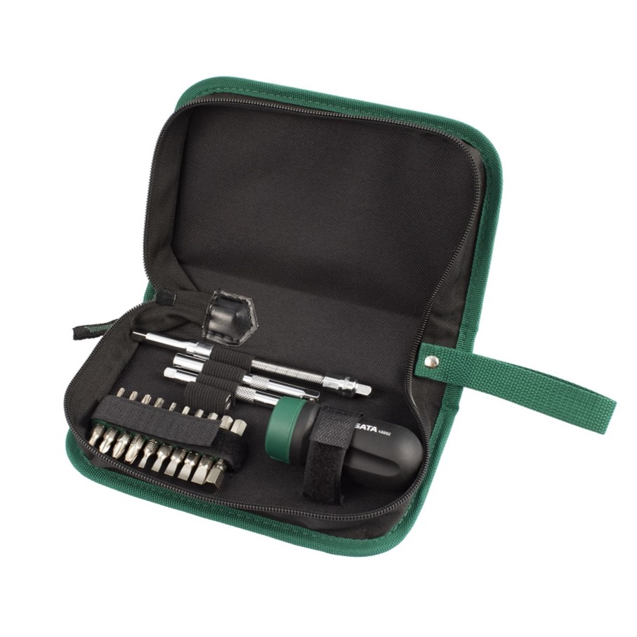 Bộ tuốc nơ vít tay cầm ngắn SATA 1 bộ 25 cái 09342