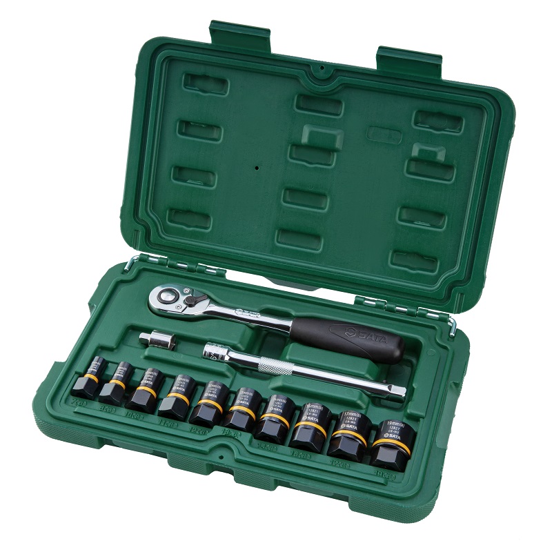 Bộ đầu cờ lê SATA 1/4-3/8inch 1 bộ 13 cái 09137