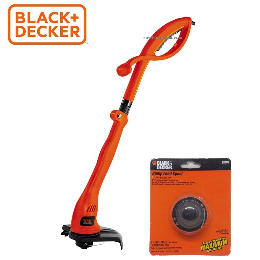 Máy cắt cỏ dùng điện 300W Black+Decker GL300-B1