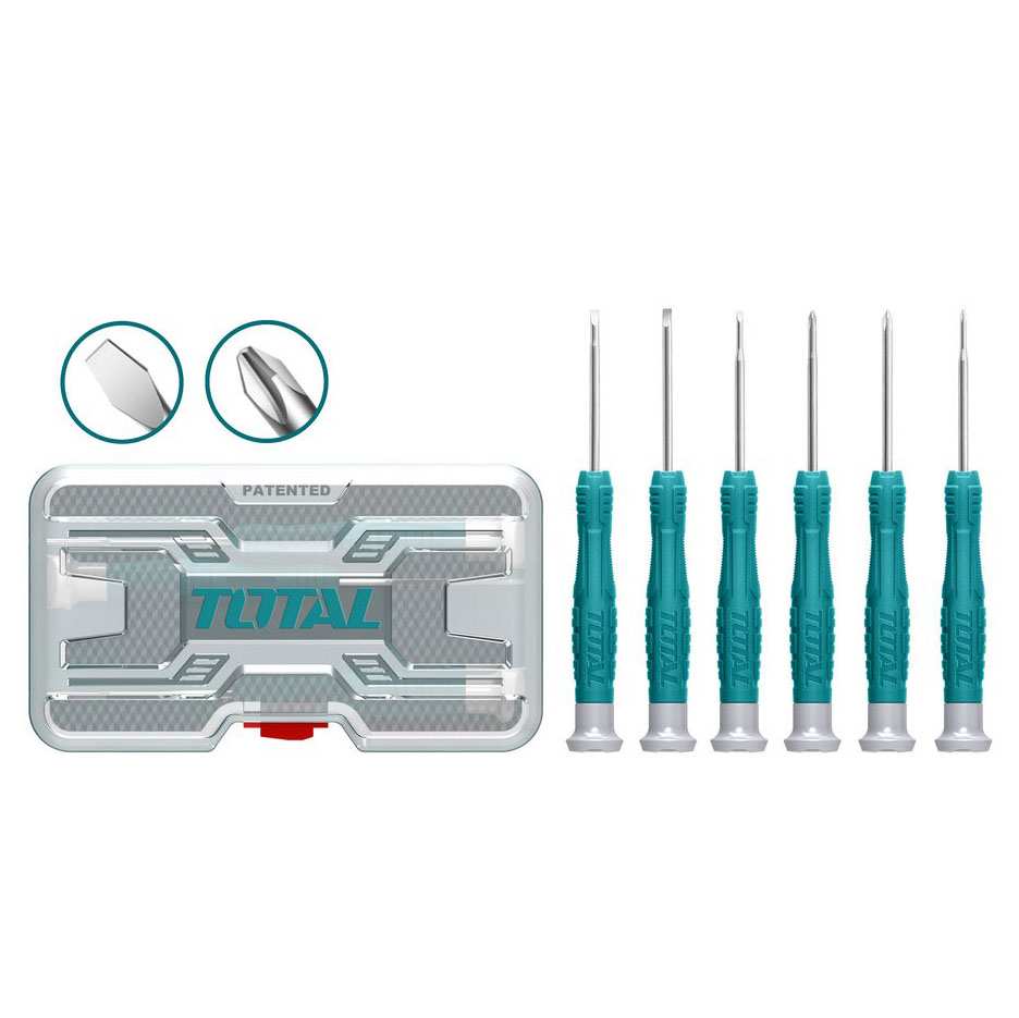 Bộ 6 tua vít đồng hồ THT250PS0601 TOTAL