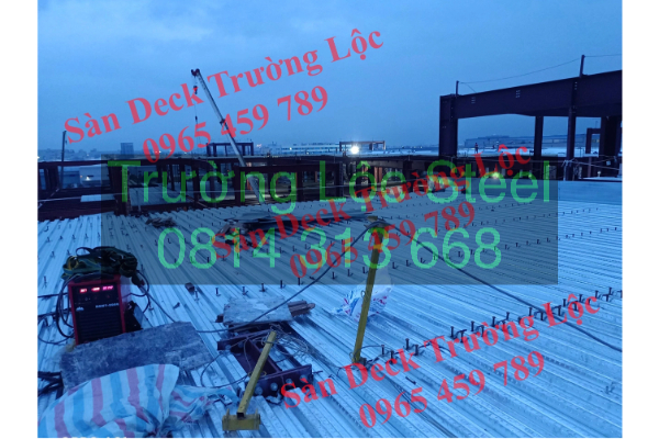 Cách thi công sàn deck Cách thi công sàn deck