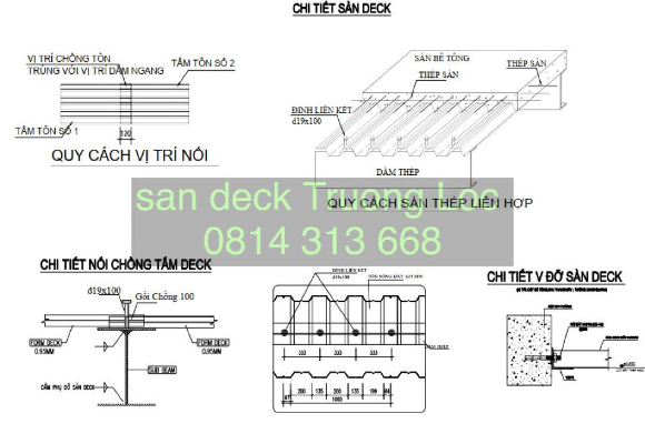 Chi tiết cấu tạo sàn deck và các yếu tố kỹ thuật quan trọng cần biết Chi tiết cấu tạo sàn deck và các yếu tố kỹ thuật quan trọng cần biết