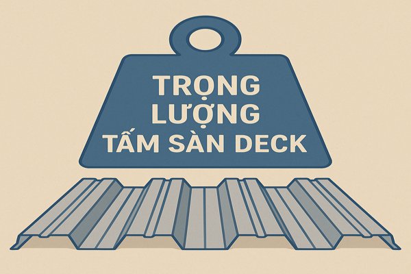 Trọng lượng tấm sàn deck và những điều cần biết