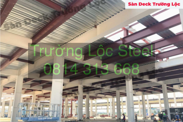 Tấm lót sàn deck – Giải pháp cốp pha sàn liên hợp hiện đại và tiết kiệm