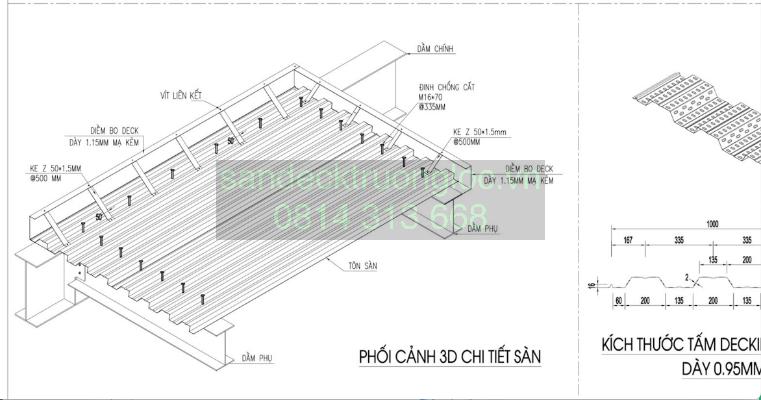 Thuyết minh biện pháp thi công sàn deck chi tiết, hiệu quả và an toàn
