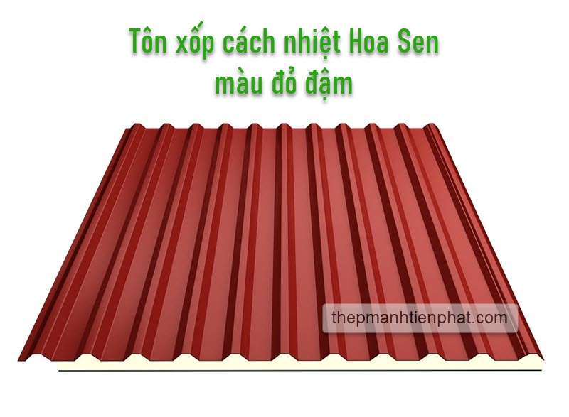 Tôn pu hoa sen - Giải pháp thi công cao cấp mang vẻ đẹp tinh tế và sang trọng