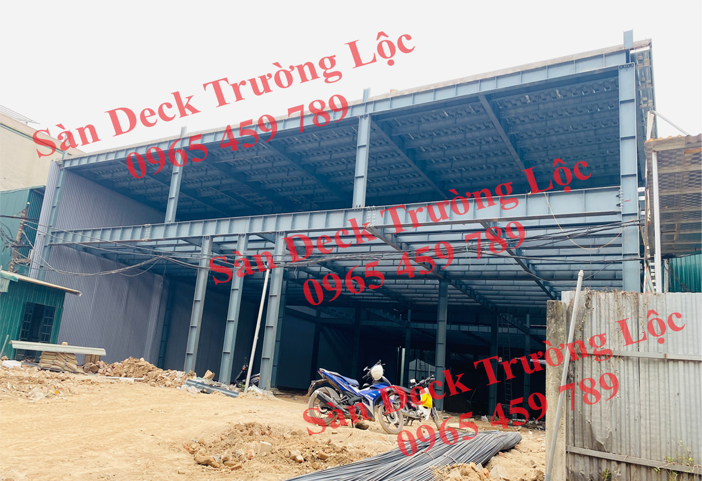 Thi công sàn deck, giá sàn deck trường lộc