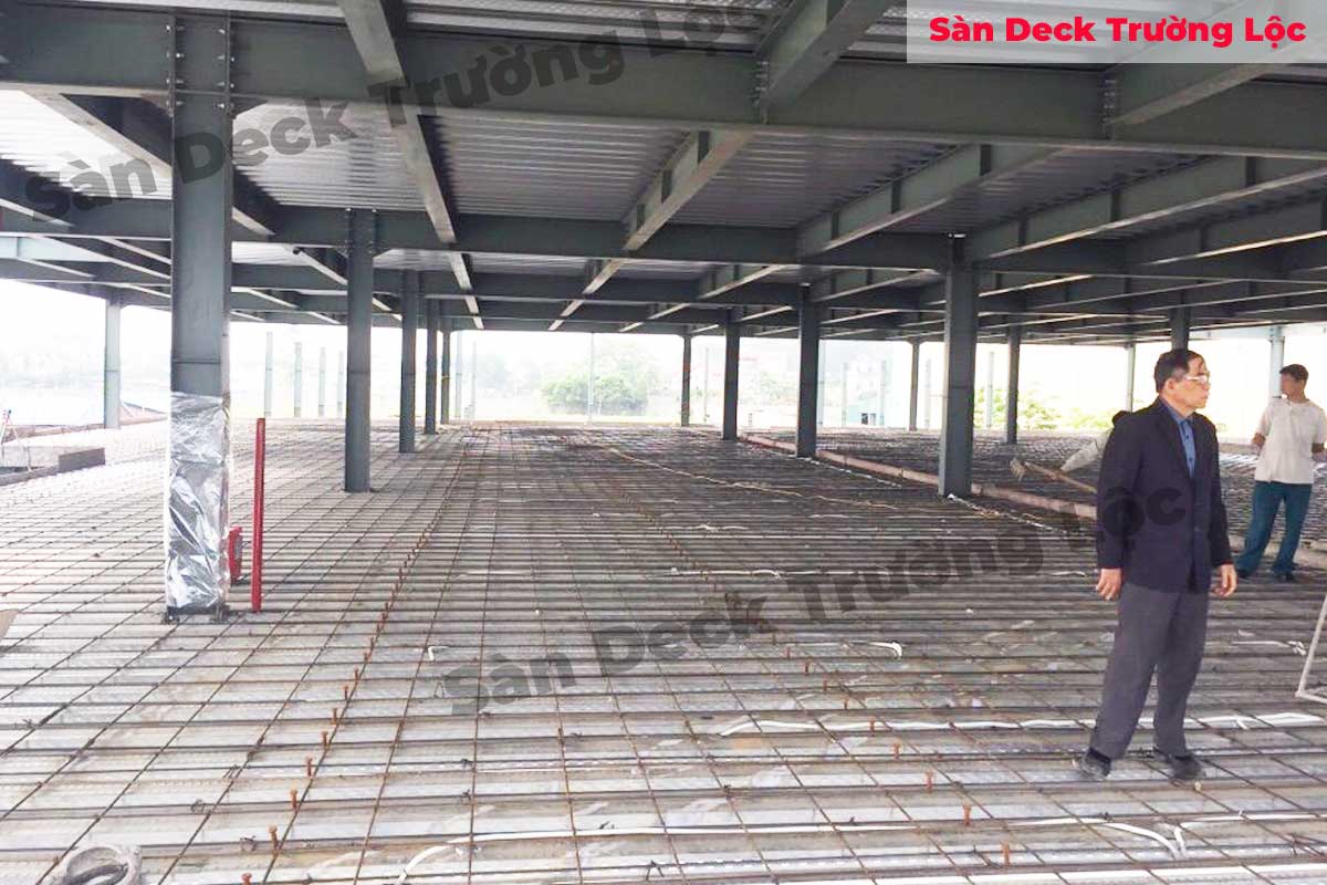 Thi công sàn deck tại Thái Bình