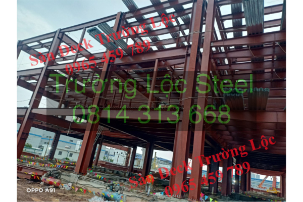 Sàn deck nhà khung thép: Lựa chọn tối ưu cho công trình hiện đại, thi công nhanh