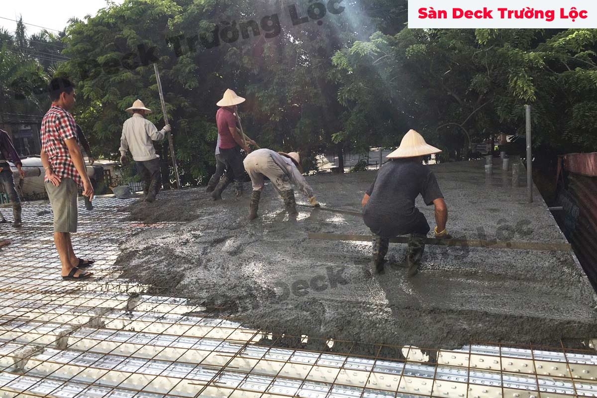 thi công sàn deck tại Sơn La