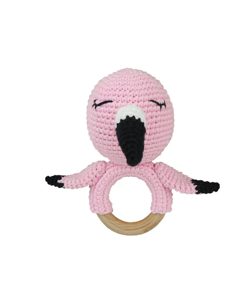 Flamingo Teething Ring